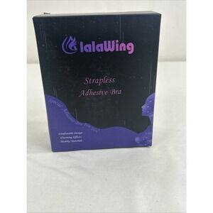 LalaWing Strapless Adhesive Bra size D - Nude New Sealed In Box